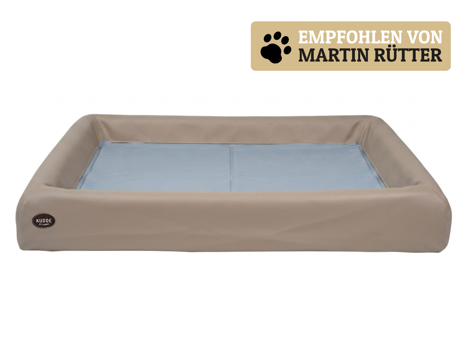 Orthopädisches Hundebett KUDDE + Kühleinlage im Bundle