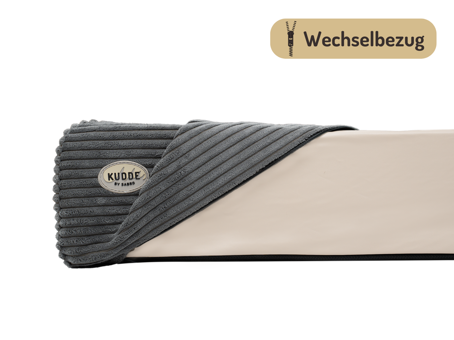 Bezug für Hundebett KUDDE in moderner Cord-Optik