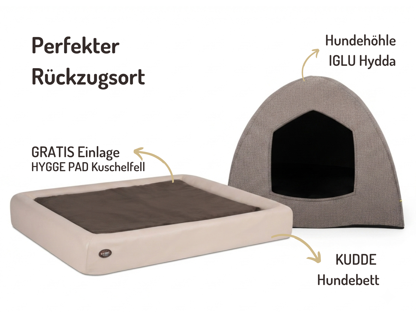 Dog Cave Bundle | KUDDE + Iglu Hydda