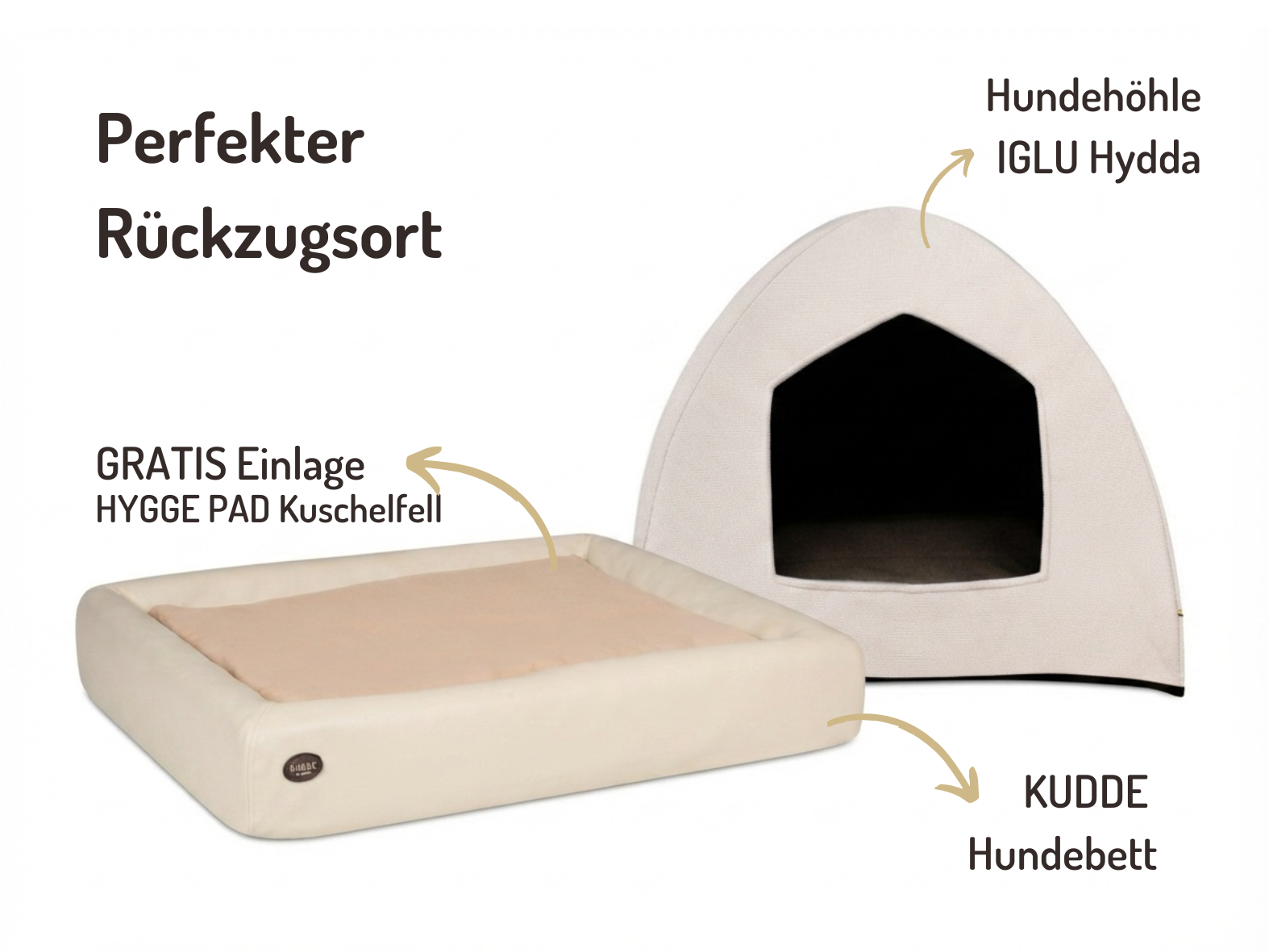 Dog Cave Bundle | KUDDE + Iglu Hydda