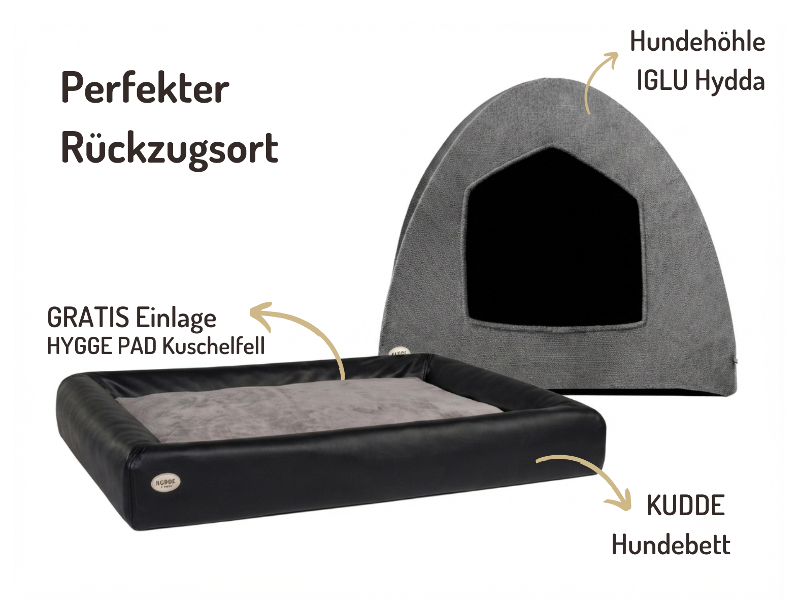 Dog Cave Bundle | KUDDE + Iglu Hydda