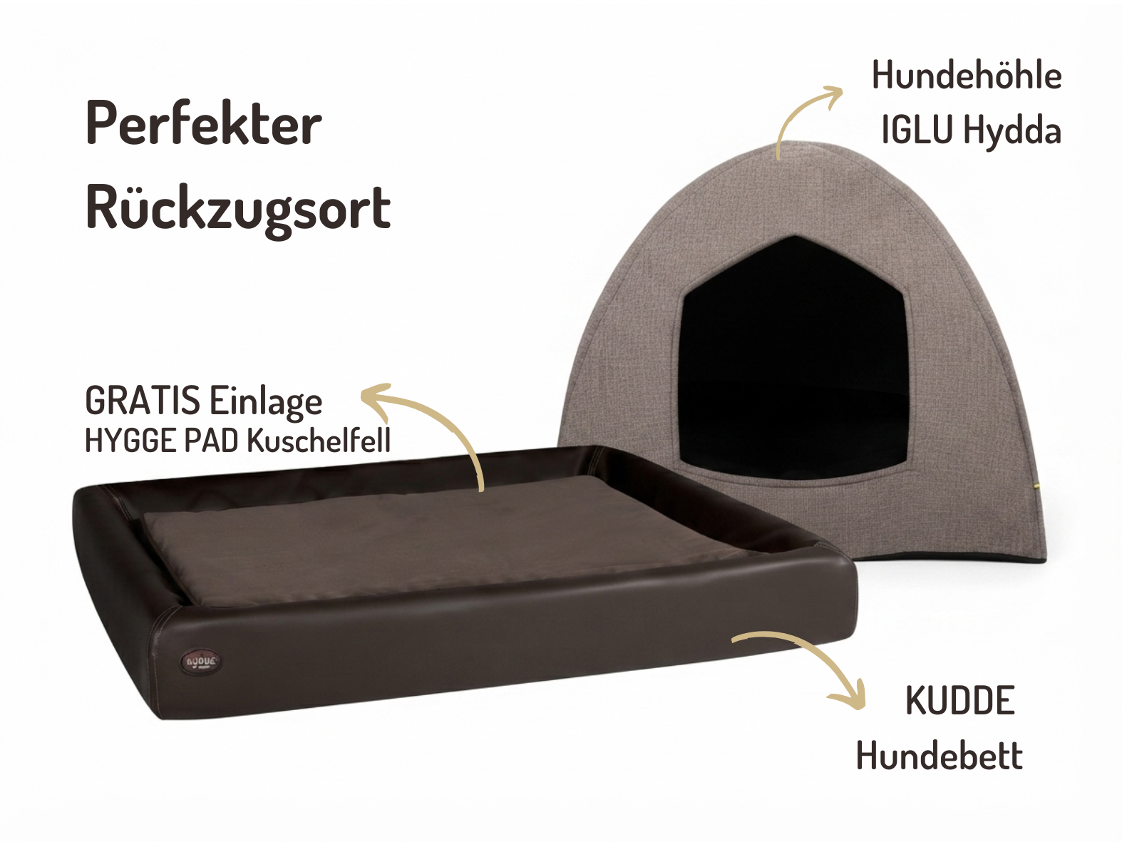 Dog Cave Bundle | KUDDE + Iglu Hydda
