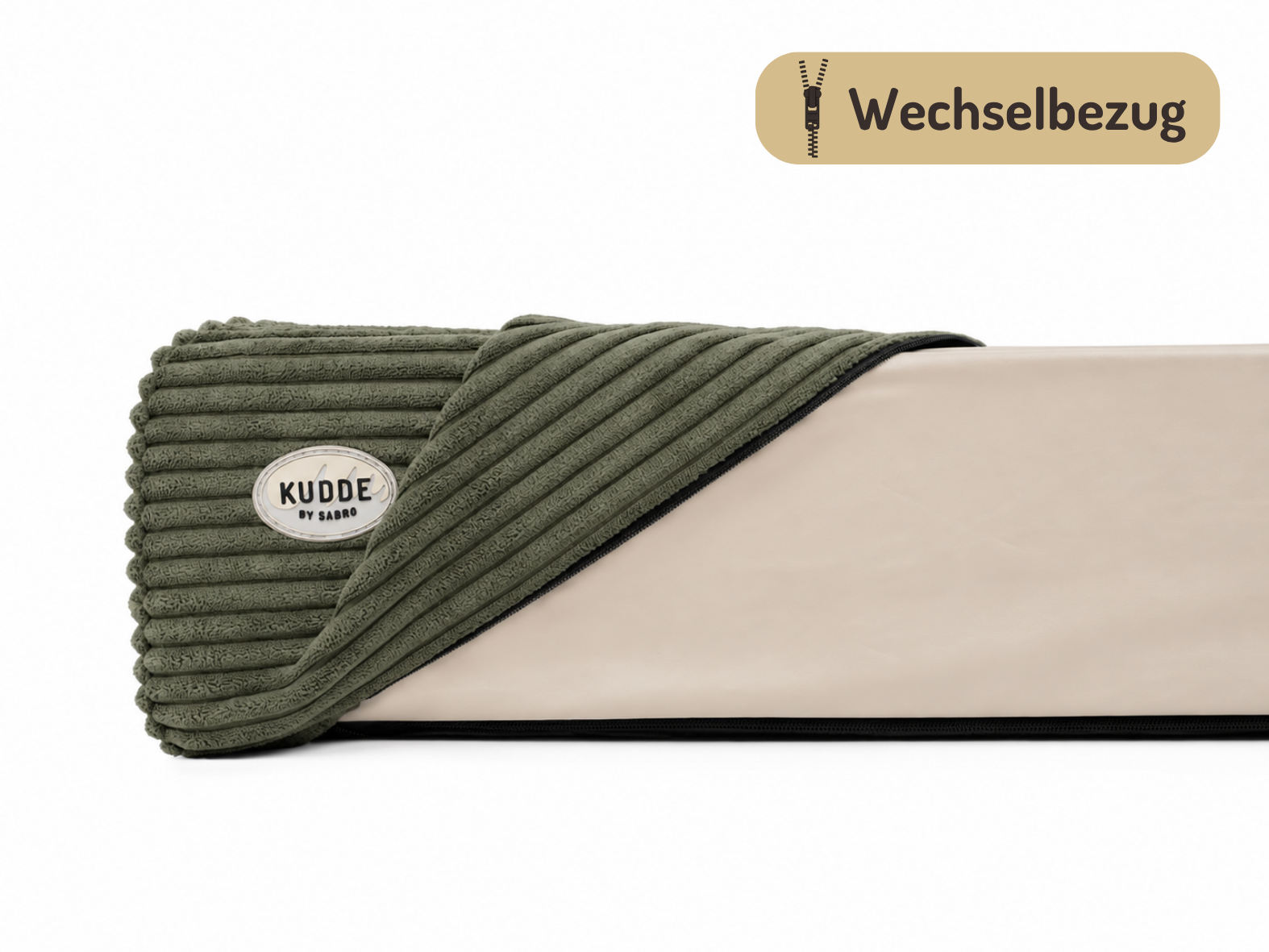 Bezug für Hundebett KUDDE in moderner Cord-Optik