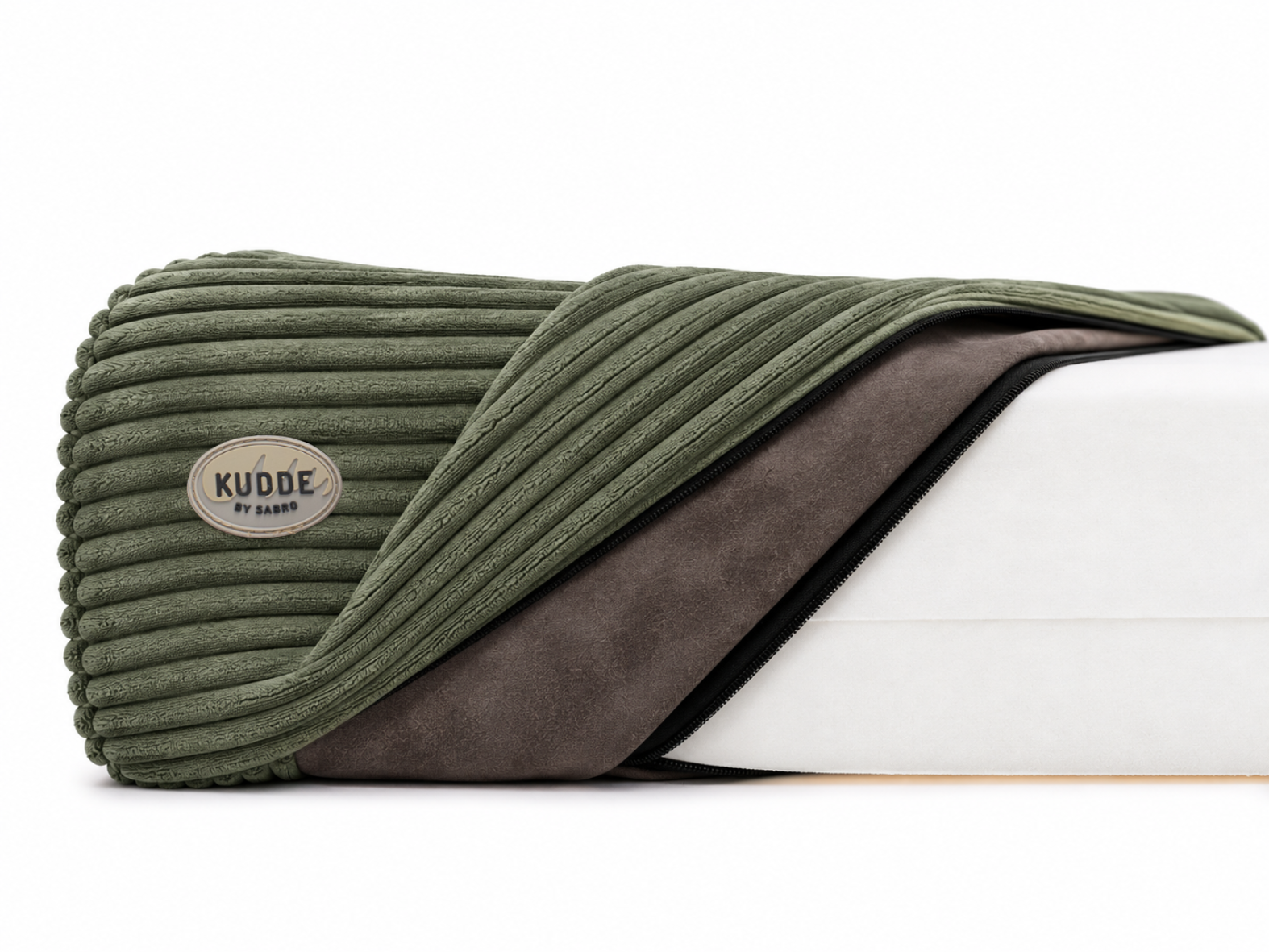 taupe/moss green