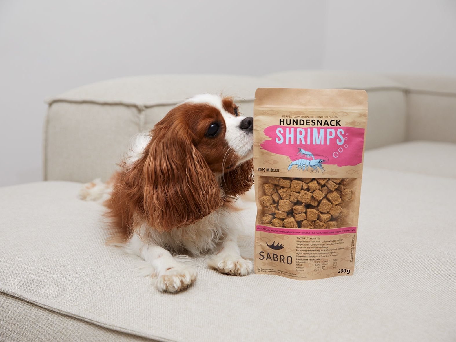 Dog snack shrimps