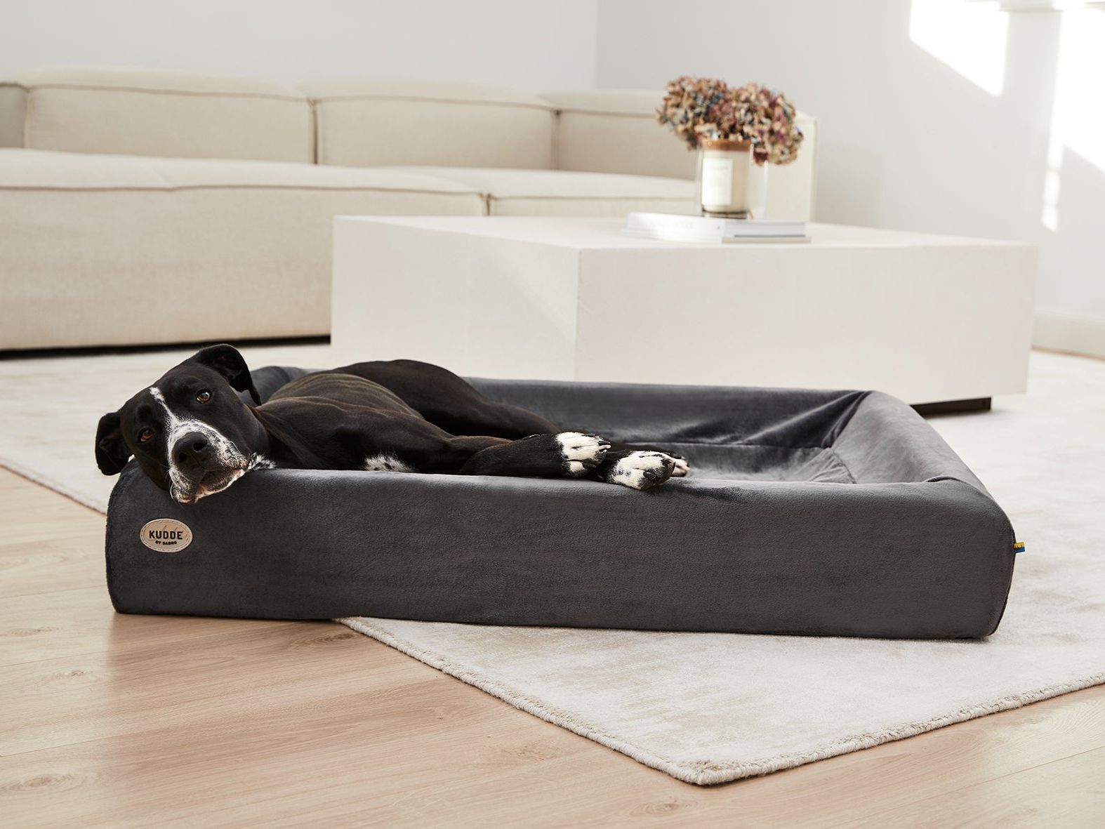 Cover for KUDDE dog bed: Mynki