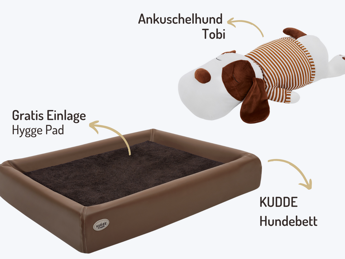 Buddy set | KUDDE dog bed + cuddly dog