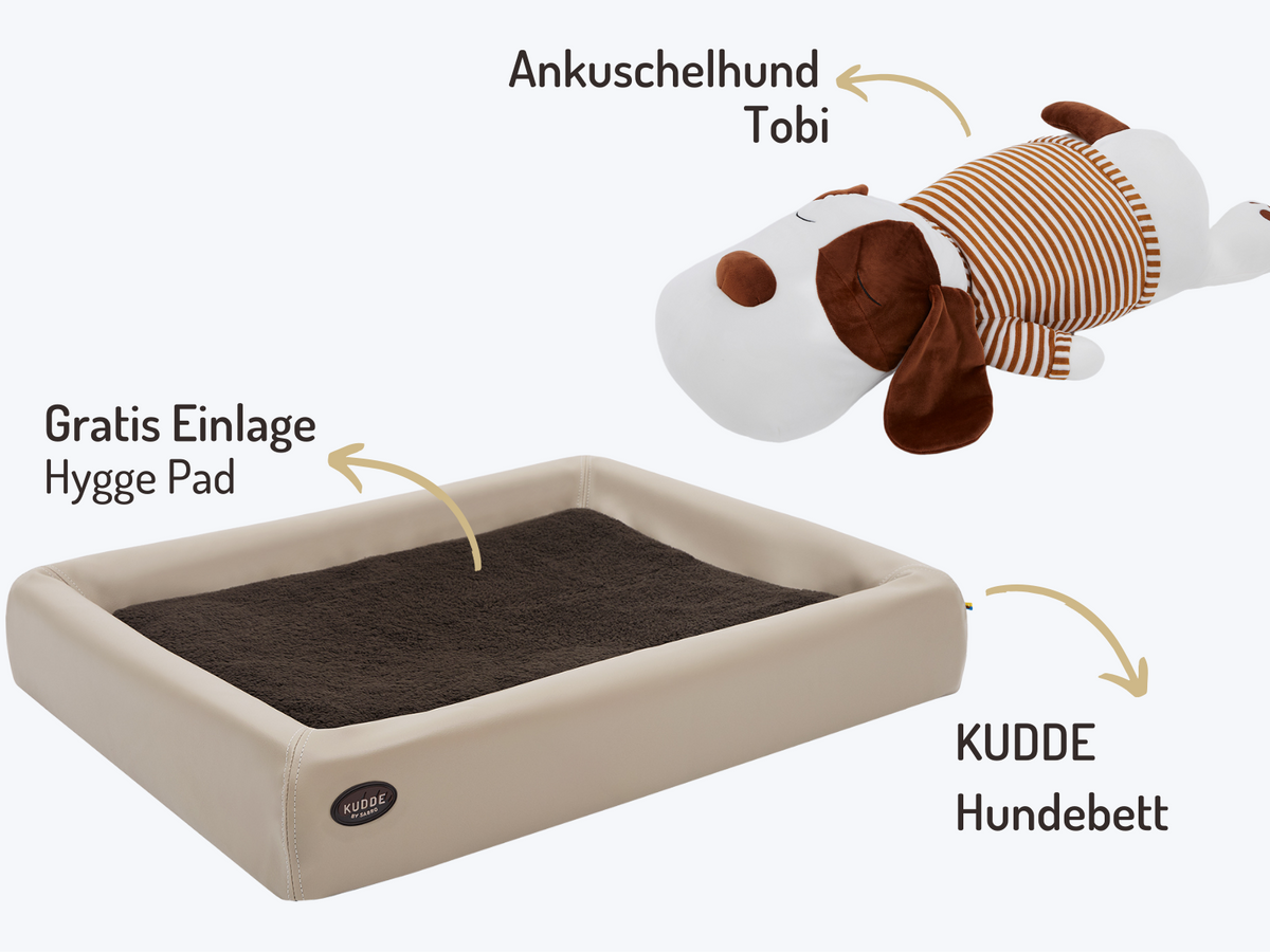 Buddy set | KUDDE dog bed + cuddly dog