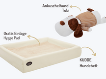 Buddy set | KUDDE dog bed + cuddly dog