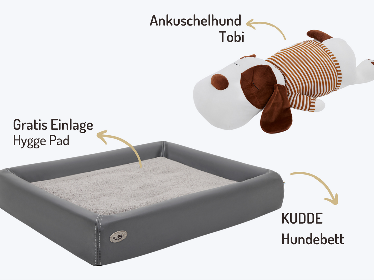 Buddy set | KUDDE dog bed + cuddly dog