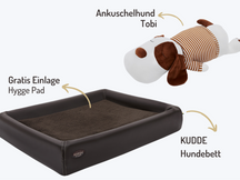 Buddy set | KUDDE dog bed + cuddly dog