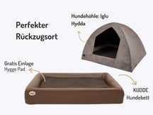 Dog cave bundle | KUDDE + Igloo Hydda