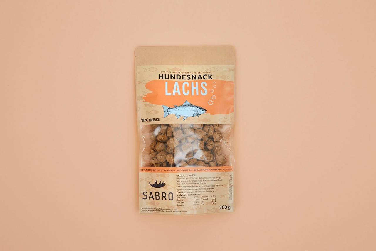 Hundesnack Lachs